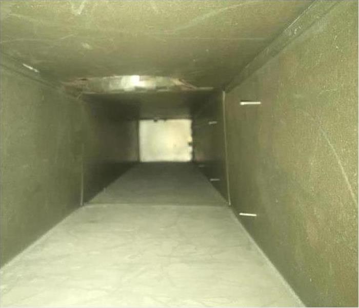 air ducts after cleaning