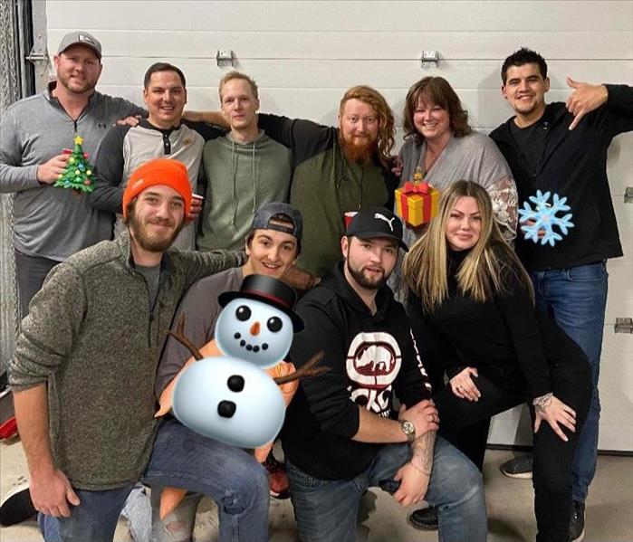 Crew Christmas photo